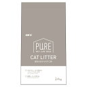 猫砂 GEX PURE 固まるおからのネコ砂 2.4kg 関東当日便