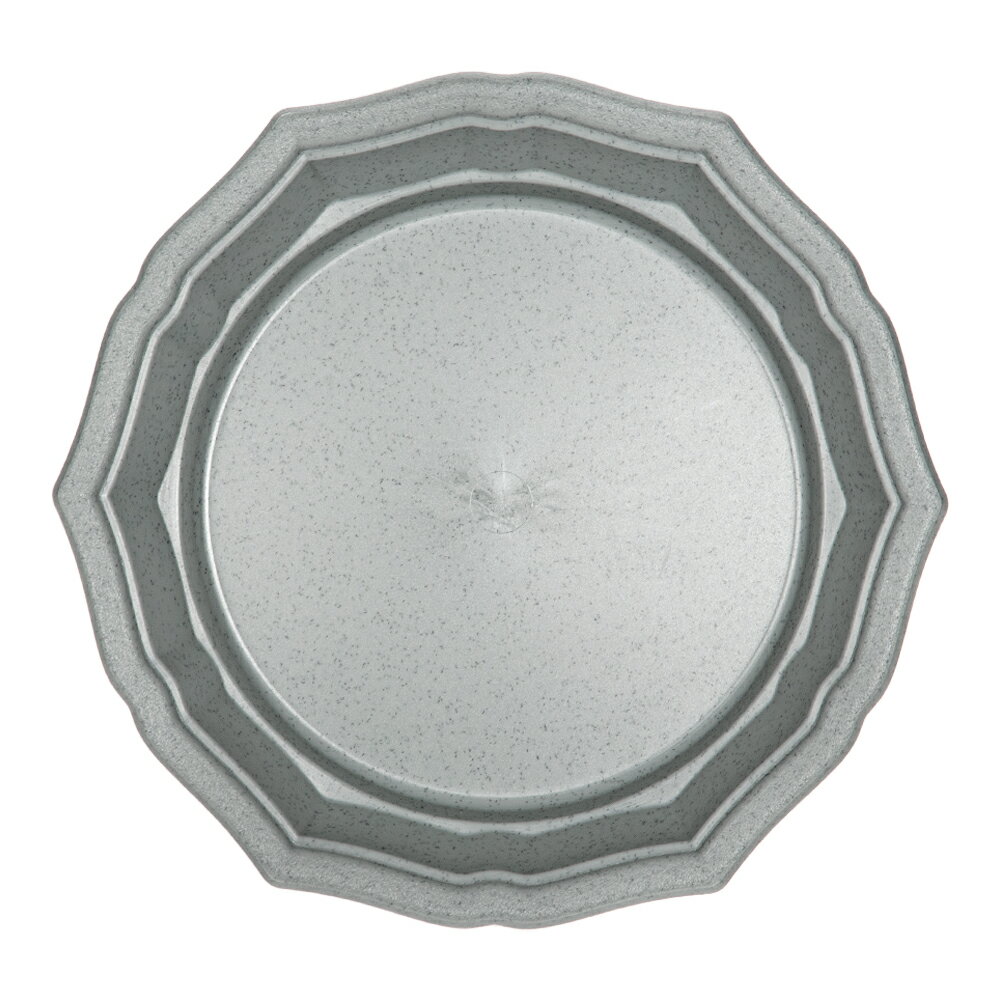 アップルウェアー　スタイルプレート　5号　ダークグレー　鉢皿　関東当日便