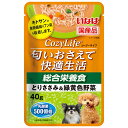 いなば Cozy Lifeパウチ 総合栄養食 とりささみ&緑黄色野菜 40g×16袋 関東当日便