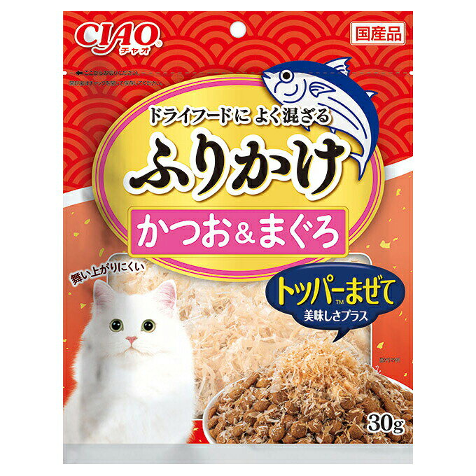 乐天商城 - いなば　CIAO　ふりかけ　かつお＆まぐろ　30g×24　トッパー　関東当日便