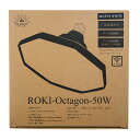 ROKI-Octagon LED 50W WH E26口金 植物育成用ライト パネルライト 関東当日便