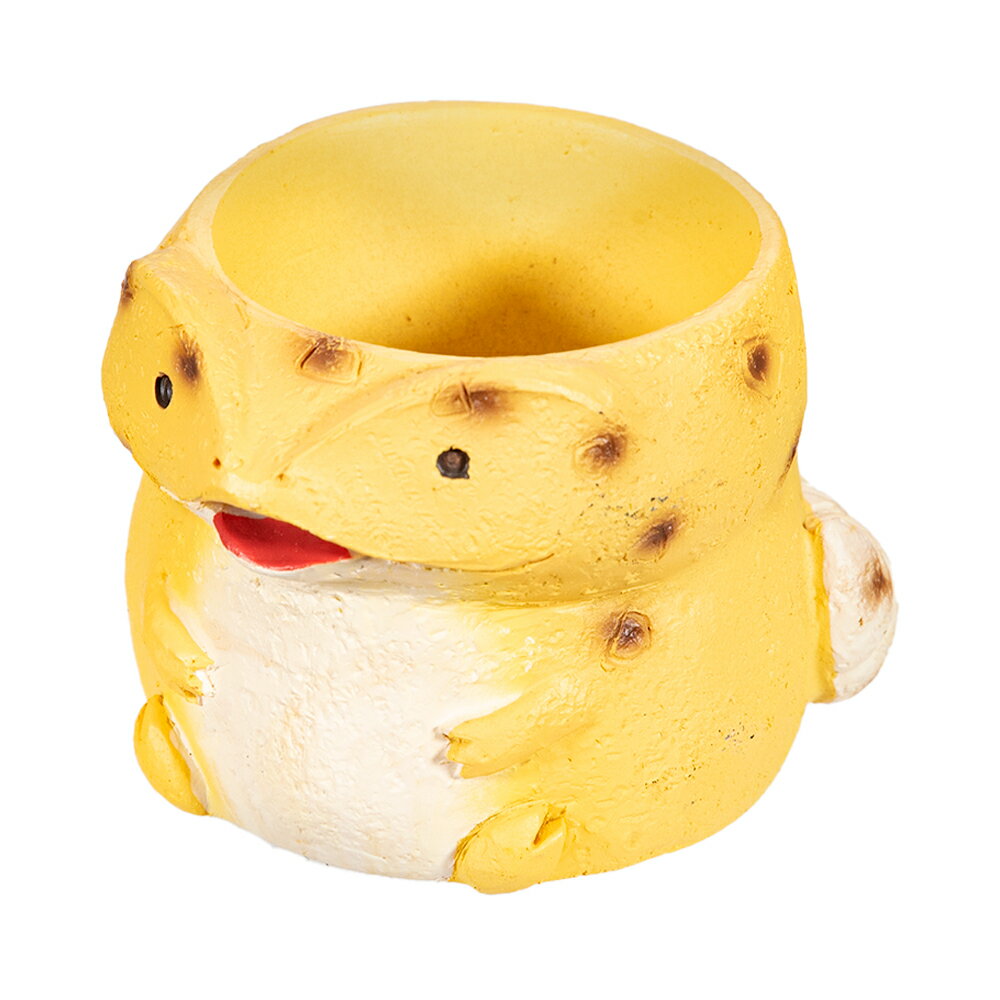 鉢　リトルレジンポット　レオパー