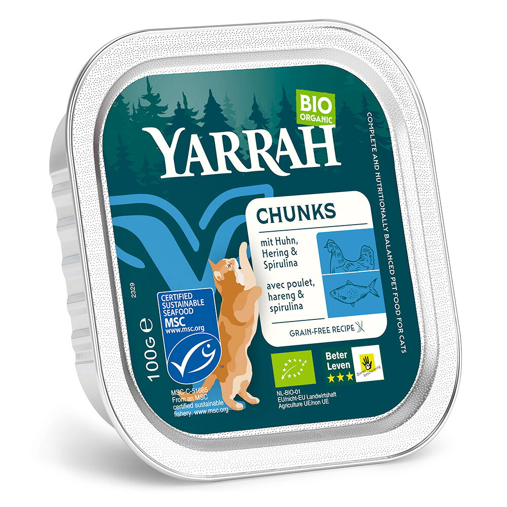 Premium - キャットフード　YARRAH　ヤラー　チキンと魚のキャットチャンク　100g　正規品　関東当日便