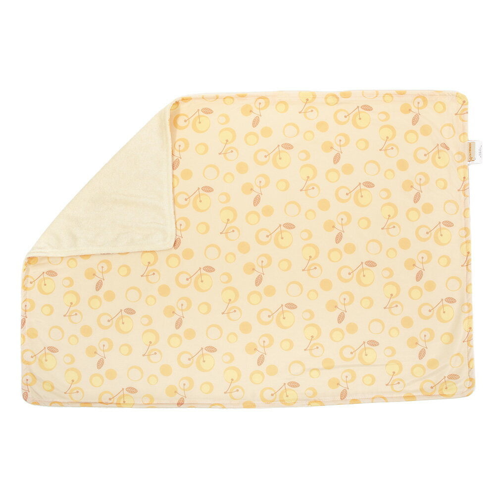 アウトレット品　犬　猫　ベッド　ひんやり　さくらんぼブランケット　M　イエロー　訳あり　関東当日便