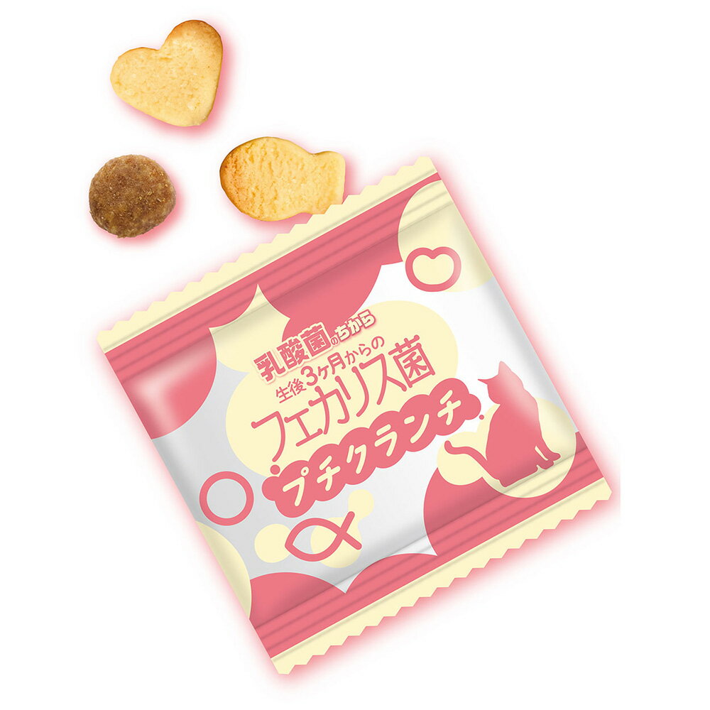 ペティオ　ネコちゃんの乳酸菌のちから　3ヶ月からのフェカリス菌プチクランチまぐ...