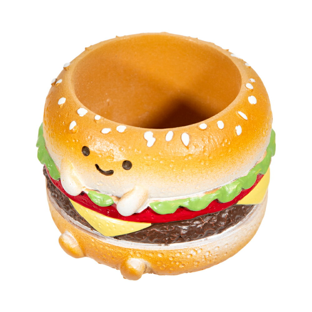 鉢　リトルレジンポット　ハンバーガー　1号ポット用　鉢カバー　関東当日便