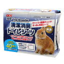 GEX トップブリーダー 清潔消臭トイレシーツ 40枚入り うさぎ トイレ 関東当日便
