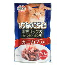 いつものごちそう お魚ミックス かつお・まぐろ・カニカマ入り 70g 関東当日便