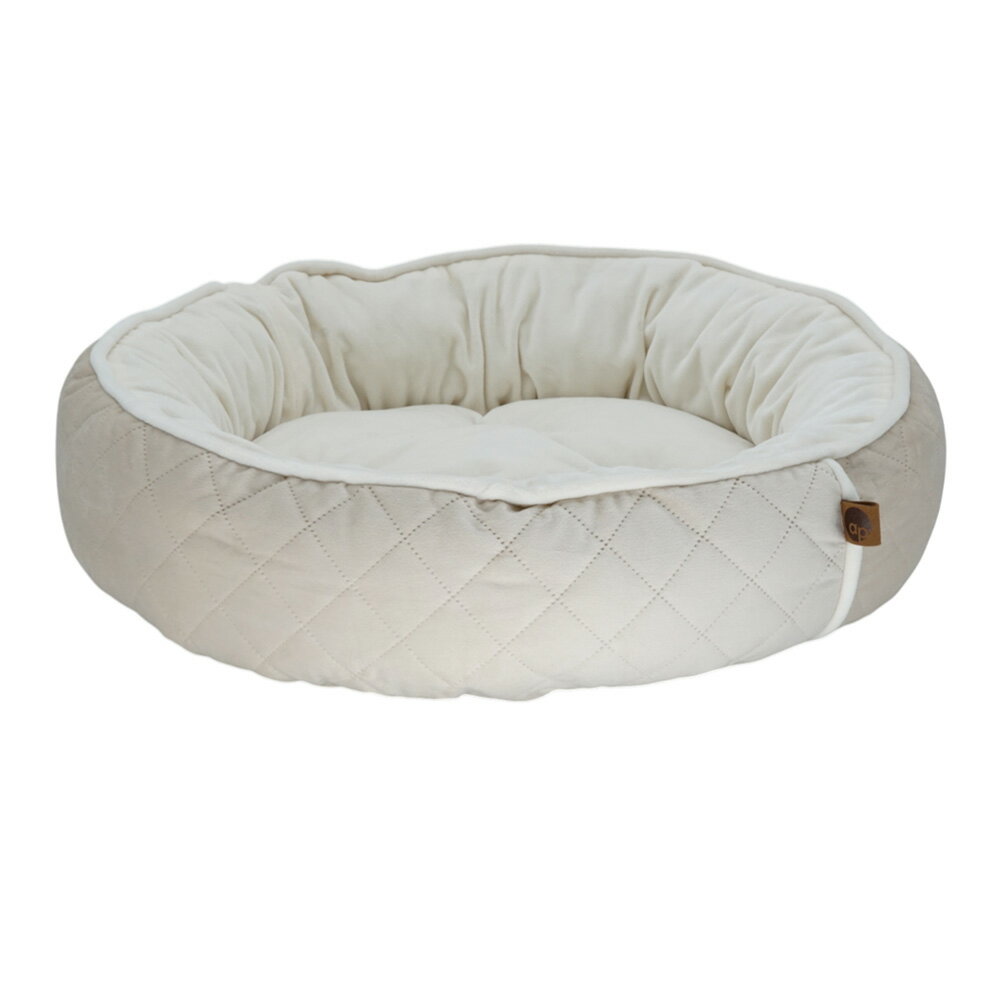 アウトレット品 犬猫 ベッド グランキルト ラウンドベッド S ベージュ 訳あり 関東当日便
