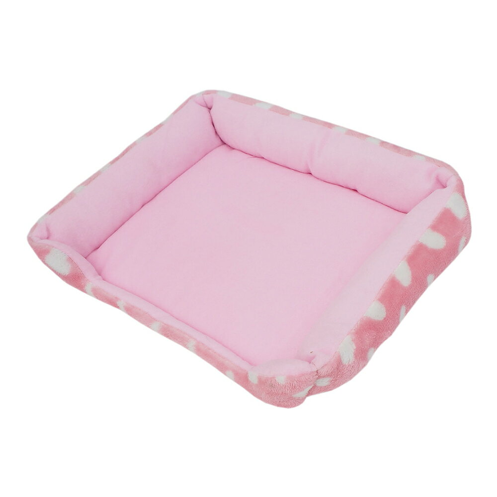 レインボー　ミニスクエアベッド　ハート　犬　ベッド　関東当日便