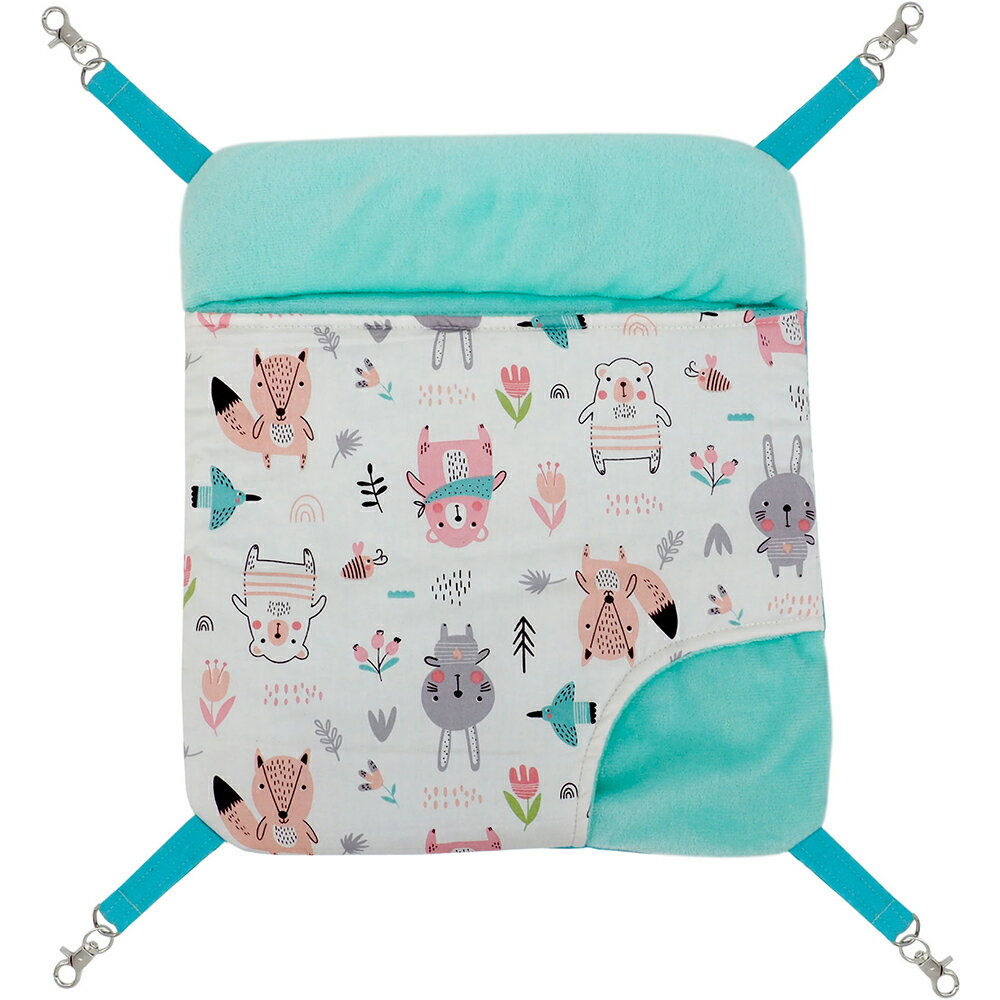 レインボー　パクッと！ハンモック　かわいい動物たち　フェレット　関東当日便...