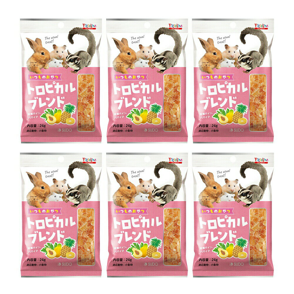 スドー いつものおやつ トロピカルブレンド 24g×6 うさぎ ハムスター おやつ 関東当日便