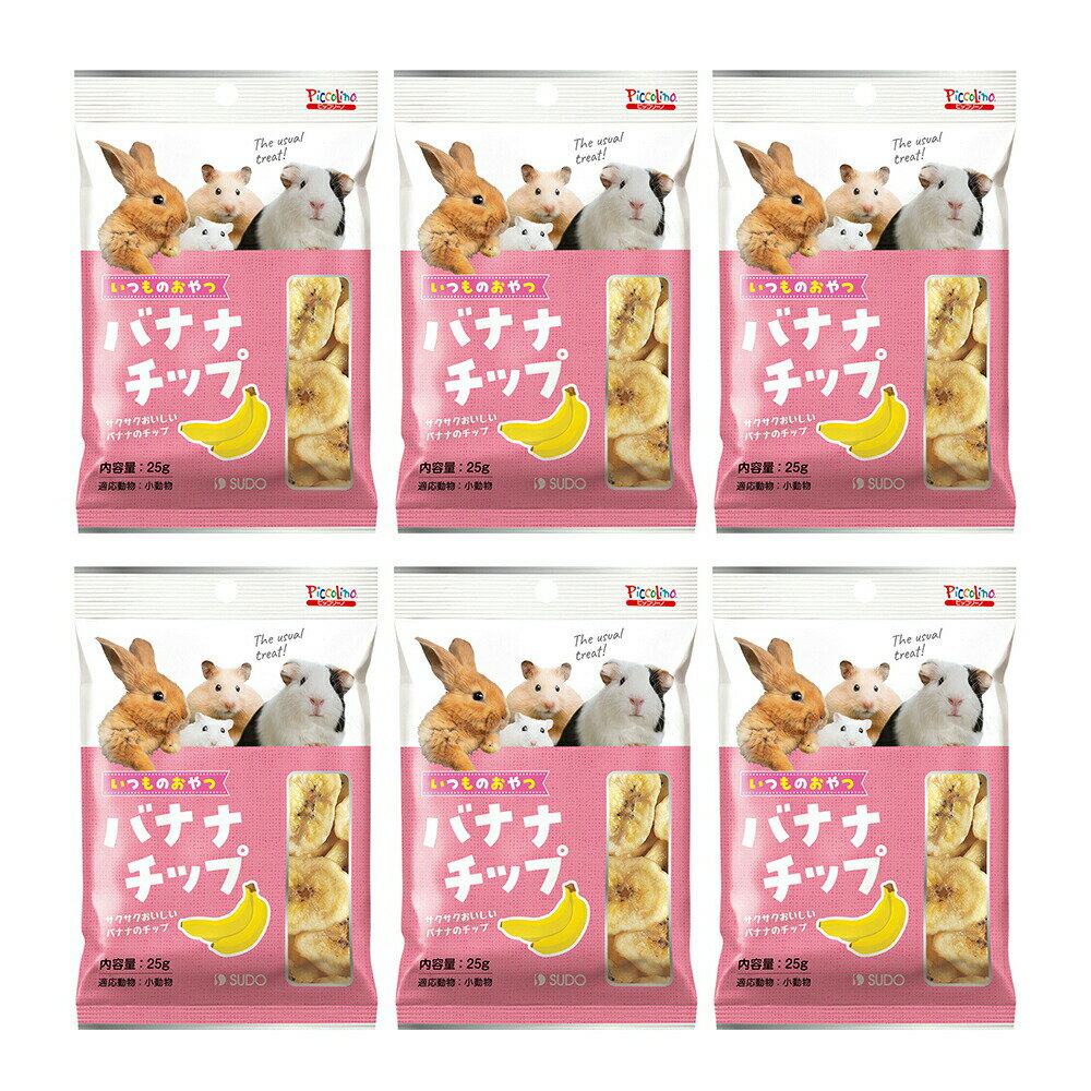 スドー いつものおやつ バナナチップ 25g×6 うさぎ ハムスター おやつ 関東当日便