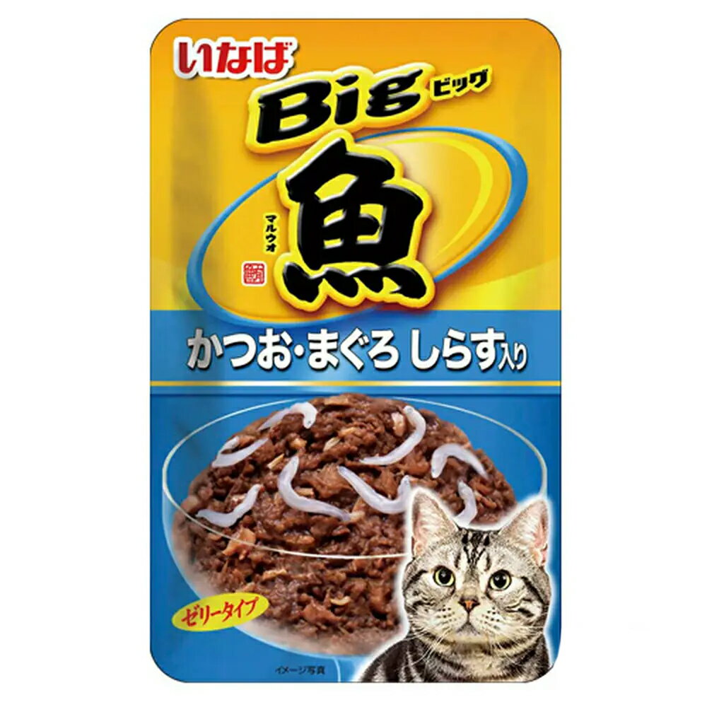 Natural - いなば　Big　マルウオ　かつお・まぐろ　しらす入り　80g　関東当日便