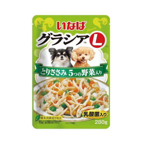いなば グラシアL とりささみ 5つの野菜入り 280g 関東当日便