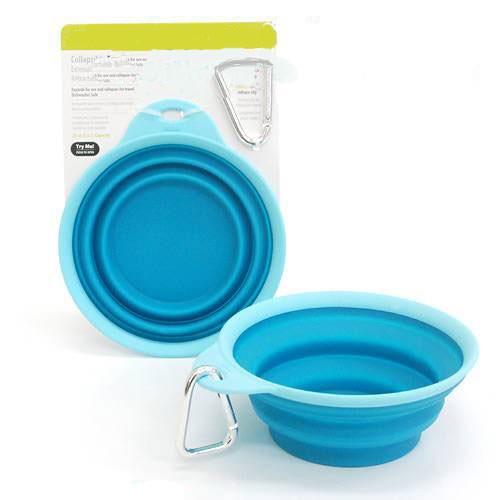 Popware ぺたんこボウル L ブルー 関東当日便