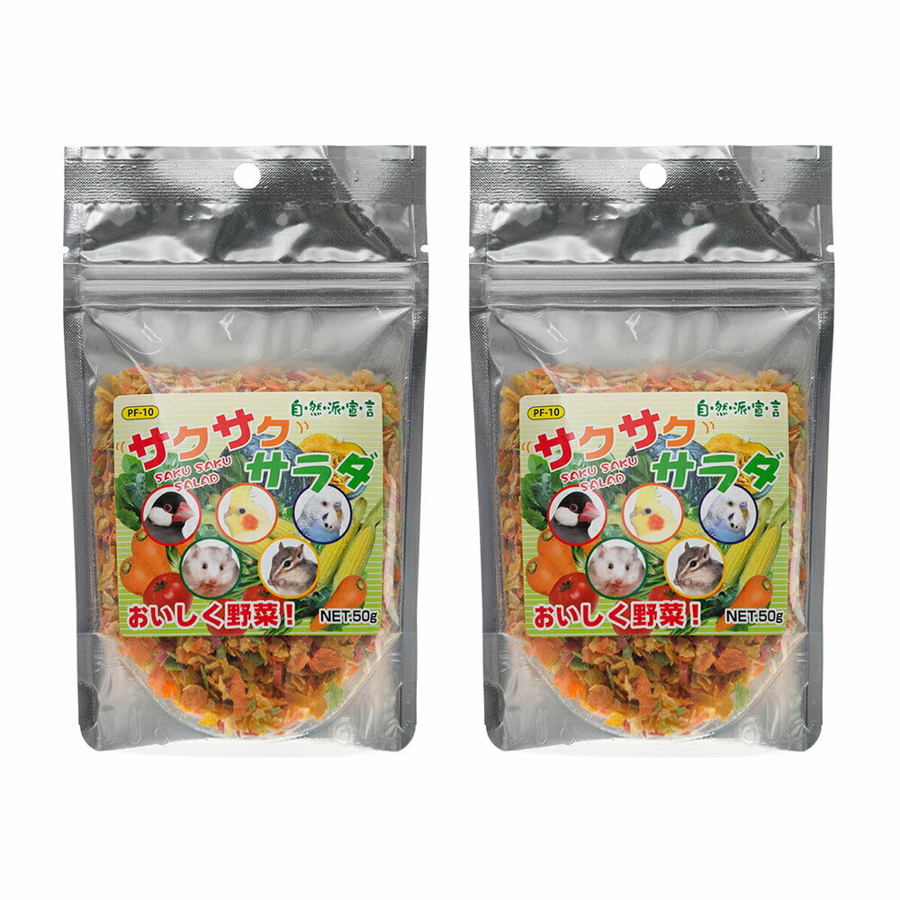 黒瀬ペットフード　自然派宣言　サクサクサラダ　50g×2袋　関東当日便