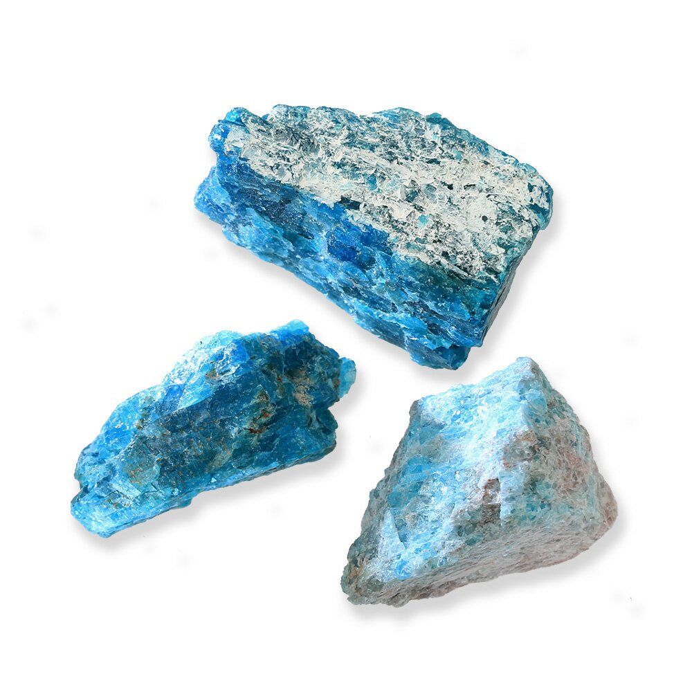 形状お任せ　ブルーアパタイト　100g　鉱物　鉱石　原石　レイアウト素材　関東当日便 1