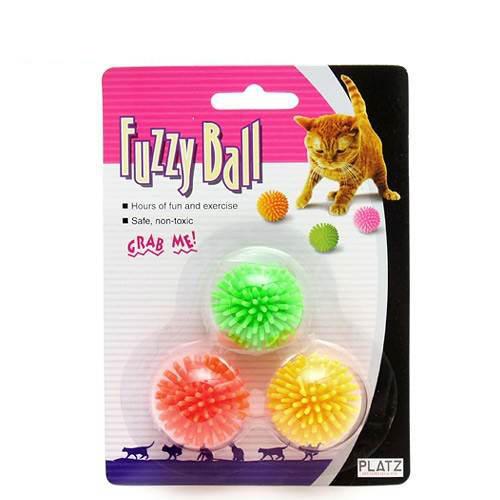Other - プラッツ　キャットトーイ　Fuzzy　ball（ファジーボール）　3P　関東当日便