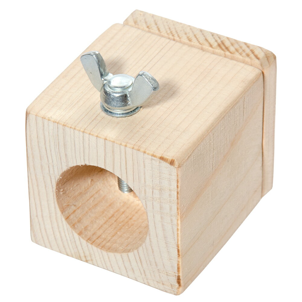 小動物用 かじり木固定用スタンド (かじり木直径1.1〜2.5cm以下対応) デグー ハムスター うさぎ 関東当日便