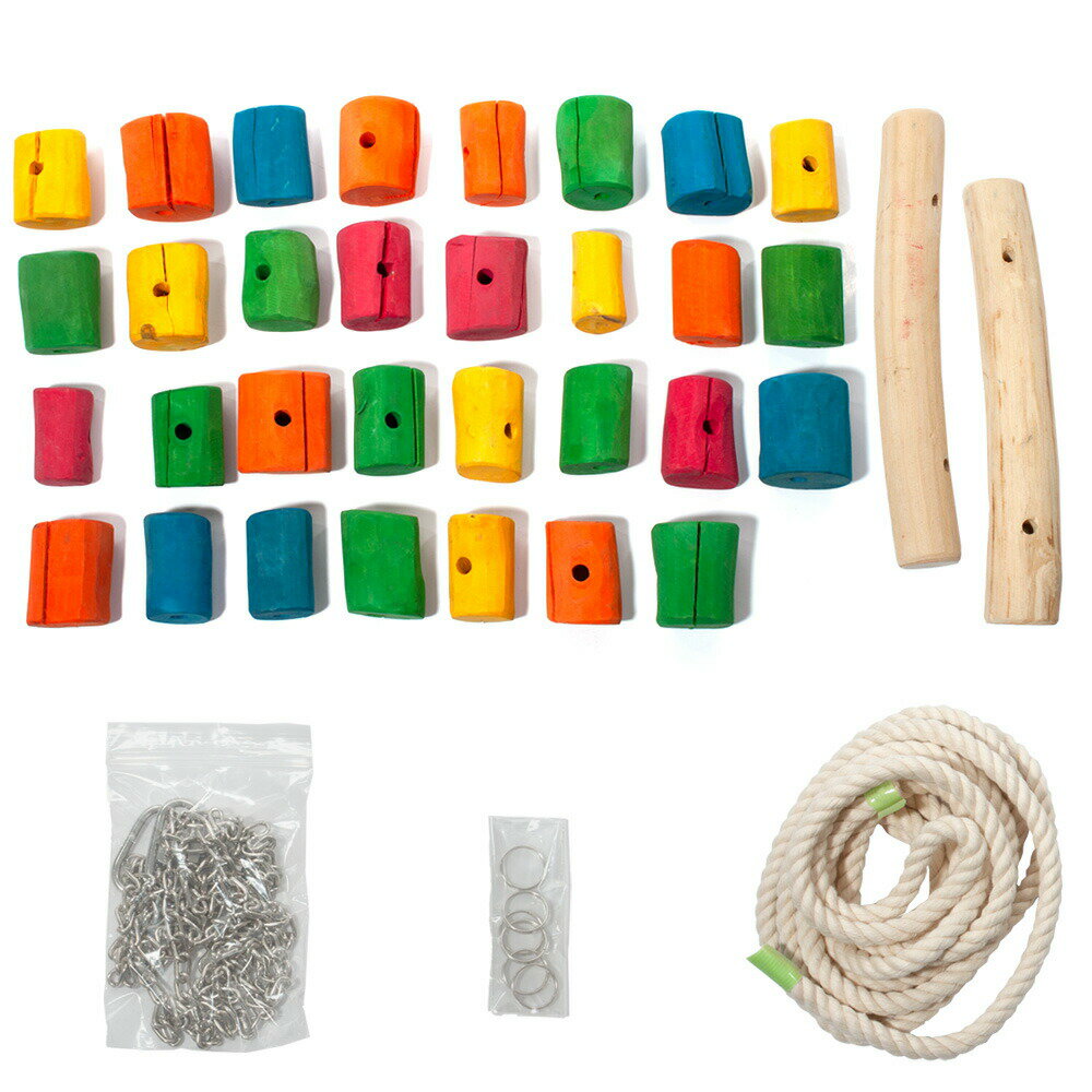 大型インコ用 おもちゃ作成キット 大型インコ オウム 関東当日便