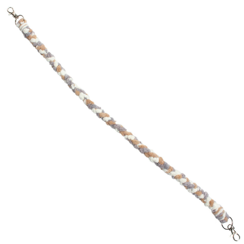 charm 3980 楽天市場店の小鳥のふわもこロープ　ロング　ベージュ　とまり木　ブランコ　関東当日便｜アングル2