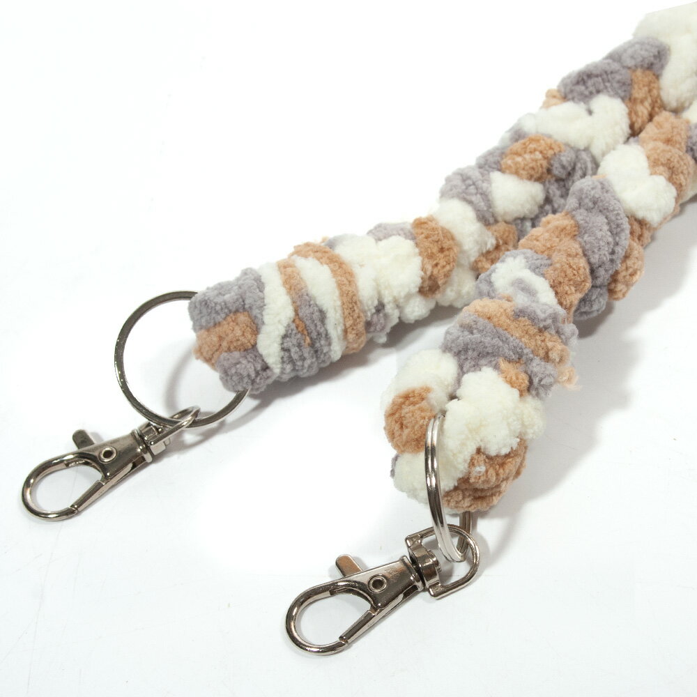 charm 3980 楽天市場店の小鳥のふわもこロープ　ロング　ベージュ　とまり木　ブランコ　関東当日便｜アングル3