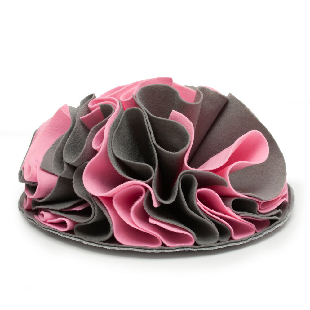 宝探し知育マット　ノーズワーク　　ぽんぽんドーム　犬用　ハンドメイド　知育玩具　ストレス解消　犬　用品　Leaf　関東当日便