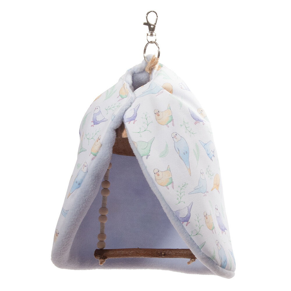 Leaf　オリジナルデザイン　かくれんブランコ　小鳥のお家　セキセイインコ　コザクラインコ　小型インコ　関東当日便