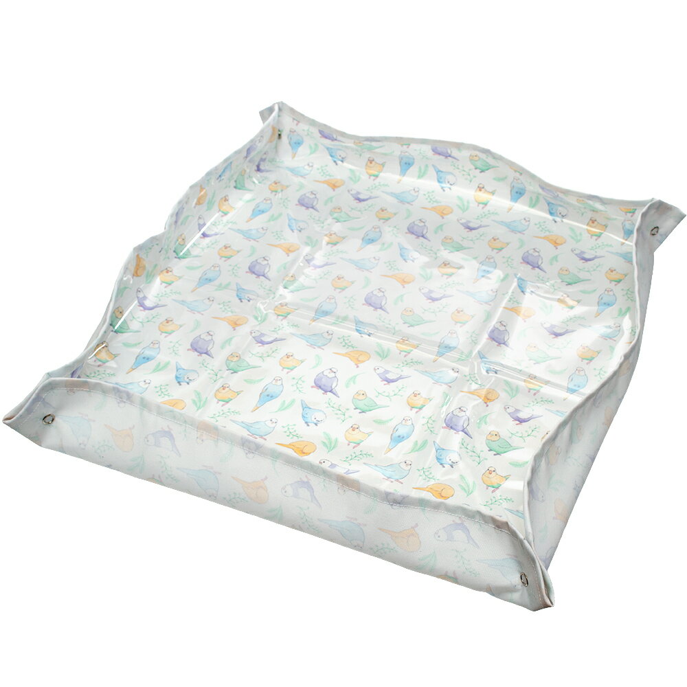 Leaf　オリジナルデザイン　鳥ケージ用　飛び散り防止マット　抗菌　帯電防止　関東当日便