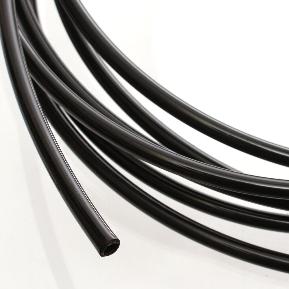 ハードチューブ（1／4）1m（黒）　浄水器　関東当日便