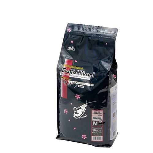 鯉の餌　キョーリン　咲ひかり　色揚用　浮上　M　5kg　錦鯉　20cm〜　お一人様3点限り　関東当日便