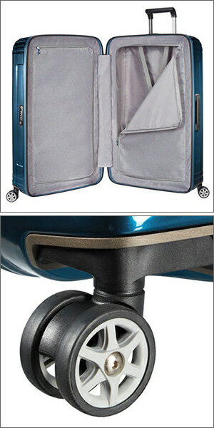 【ラッピング不可】Samsonite サムソナイト スーツケース 65754 1541 75cm 94L Neopulse Spinner ネオパルススピナー メタリックブルー キャリーバッグ キャリーケース