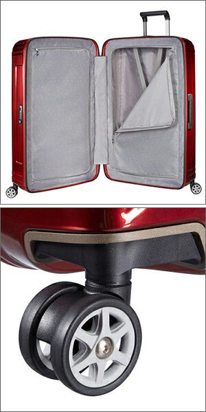 【ラッピング不可】Samsonite サムソナイト スーツケース 65754 1544 Neopulse Spinner ネオパルススピナー 75cm 94L メタリックレッド キャリーバッグ キャリーケース