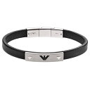 EMPORIO ARMANI エンポリオアルマーニ EGS2411040 メンズ ブレスレット ブラ ...