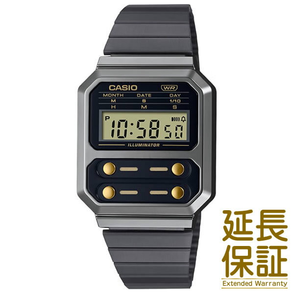 【メール便発送】【箱なし】CASIO カシオ 腕時計 海外モデル A100WEGG-1A2 メンズ レディース ユニセックス STANDARD スタンダード チープカシオ チプカシのサムネイル
