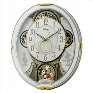 【正規品】リズム RHYTHM 時計 クロック 4MN509MC03 掛時計 電波時計 キャラクター時計