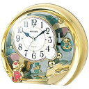 【正規品】リズム RHYTHM 時計 クロック 4SE504SR18 置き時計 ファンタジーランド504SR