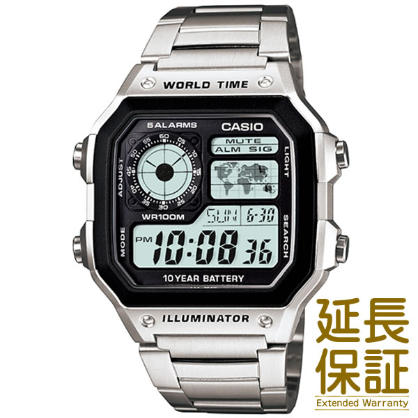 【箱なし】CASIO カシオ 腕時計 海外モデル AE-1200WHD-1A メンズ STANDARD スタンダード チープカシオ チプカシ クオーツ