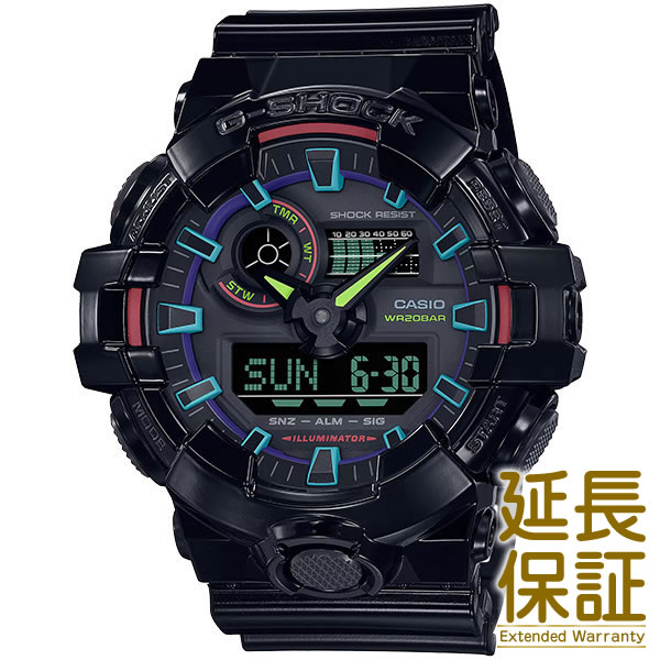 CASIO  ӻ ǥ GA-700RGB-1A  G-SHOCK å Virtual RainbowGamers RGB  ( GA-700RGB-1AJF)