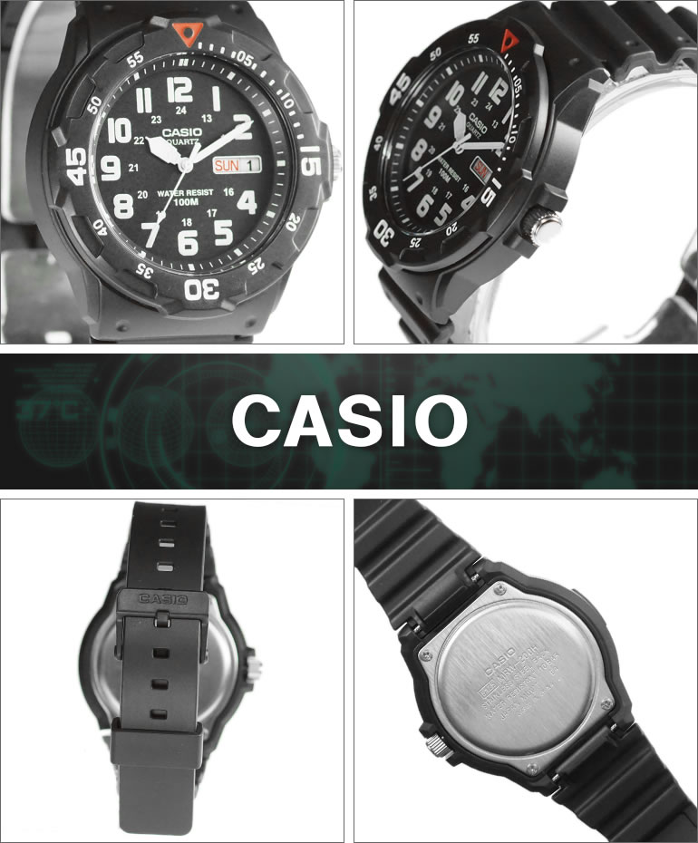 【BOXなし】CASIO カシオ 腕時計 海外モデル MRW-200H-1B メンズ STANDARD スタン...