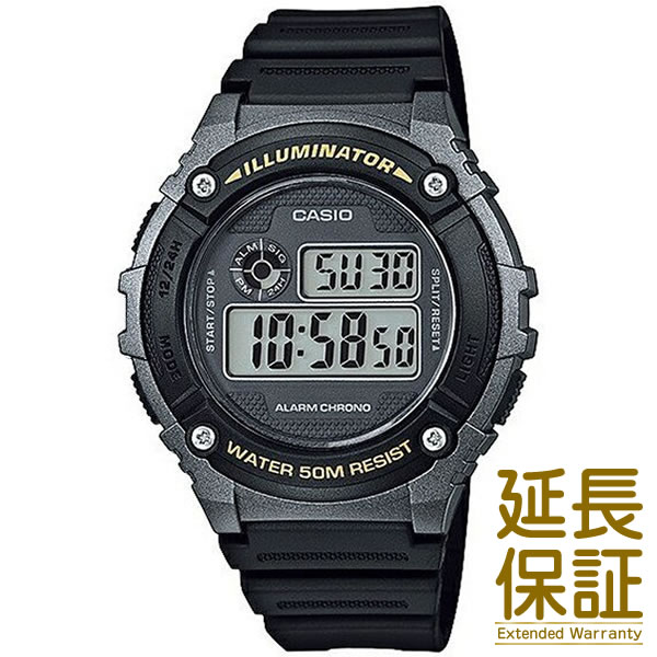 【メール便選択で送料無料】【箱無し】CASIO カシオ 腕時計 海外モデル W-216H-1B メンズ STANDARD スタンダード チープカシオ チプカシ クオーツのサムネイル