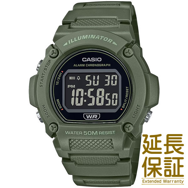 【BOX無し】CASIO カシオ 腕時計 海外モデル W-219HC-3B メンズ STANDARD スタンダード チープカシオ ..