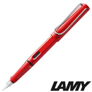 ラミー（LAMY） LAMY ラミー 筆記具 L16 safari サファリ 万年筆 red レッド F 細字