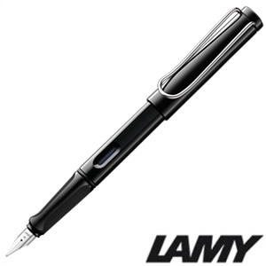 ラミー（LAMY） LAMY ラミー 筆記具 L19 safari サファリ 万年筆 shiny black シャイニー ブラック F 細字