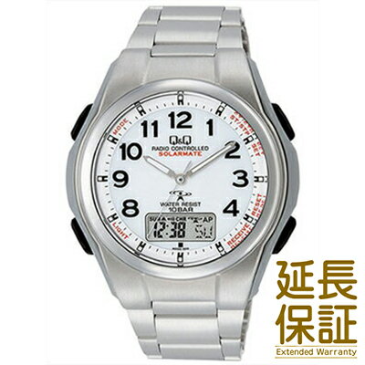 【国内正規品】Q&Q キュー&キュー 腕時計 CITIZEN シチズン CBM QQ MD02 204 メンズ SOLARMATE ソーラー電波 JAN:4966006063417