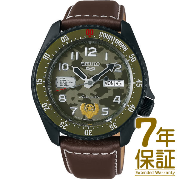 【特典付き】【国内正規品】SEIKO セイコー 腕時計 SBSA081 メンズ Seiko 5 Sports セイコーファイブ スポーツ ストリートファイターV ガイル コラボモデル メカニカル 自動巻 手巻つき