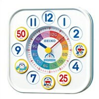 【正規品】SEIKO セイコー クロック CQ319W 掛置兼用時計 ドラえもん 知育時計 子供用
