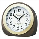SEIKO セイコー クロック KR331B 目覚まし時計 自動点灯 電波時計 BROWN ブラウン