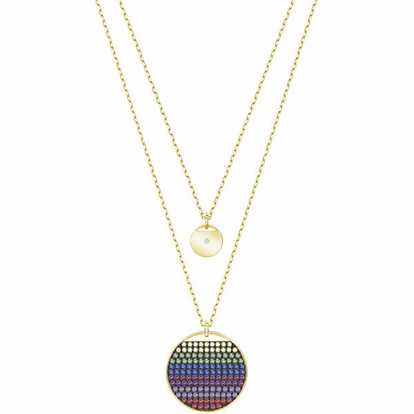 Gold - 在庫限り SWAROVSKI スワロフスキー 60サイズ 5397843 レディース ネックレスペンダント マルチカラー